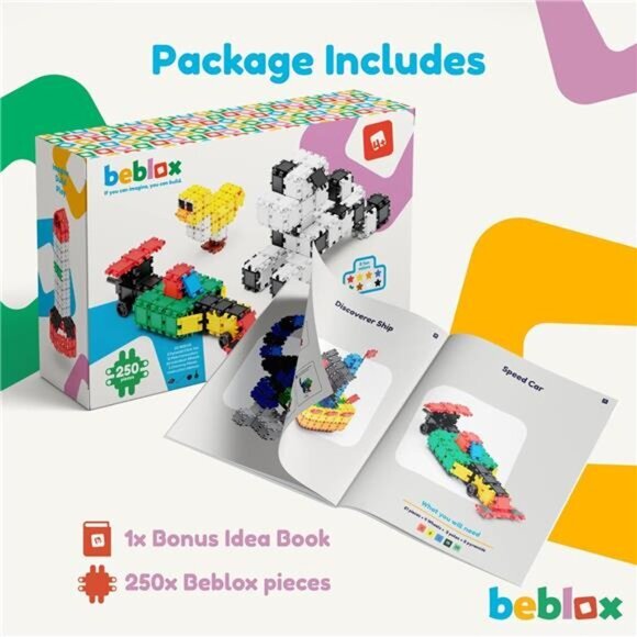 Building Blocks | Building Toys for Kids Ages 4-8 250-piece Set Educational Toys - Picture 4 of 6